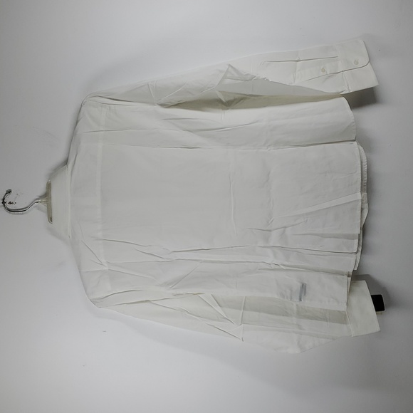Lauren Ralph Lauren White Cotton Ruffle Button Down Shirt XL - Picture 7 of 12